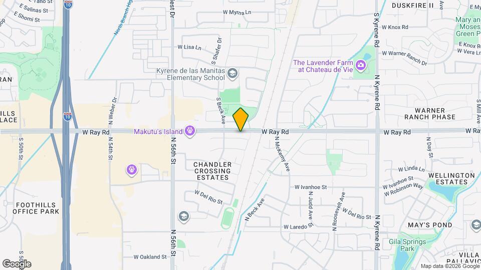 6650 W Megan St Map and Location Details