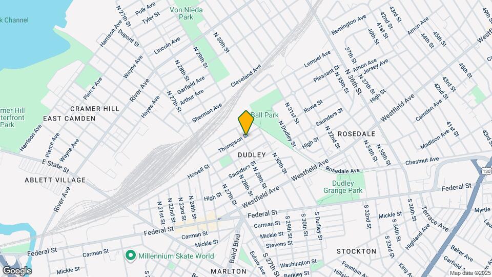 2906 Thompson St Map and Location Details