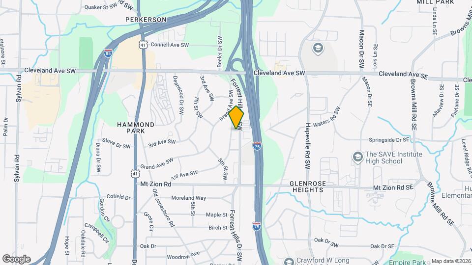 2861 Forrest Hills Dr SW Map and Location Details