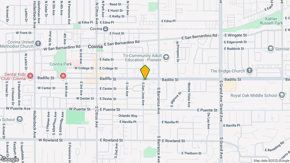 402 E Badillo St Map and Location Details