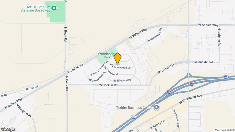 4927 W Lemonwood Ln Map and Location Details