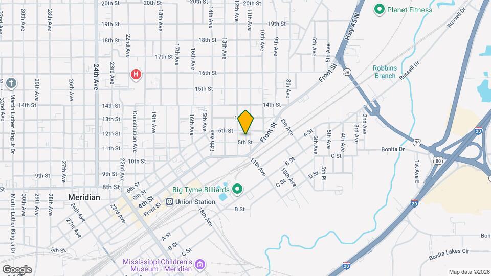 1101 6th St Map and Location Details