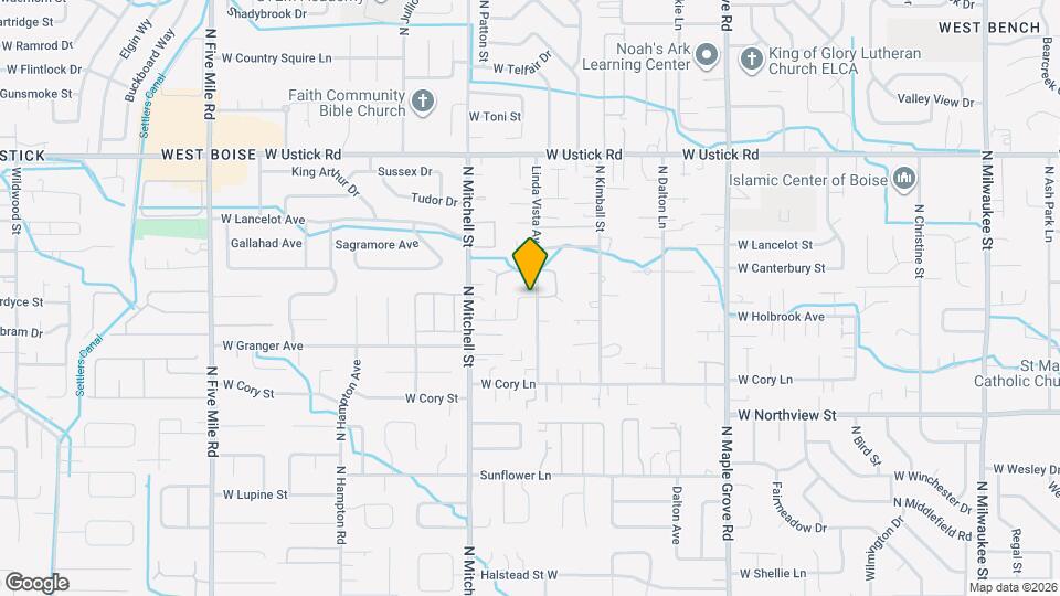 9609 W DeWitt St Map and Location Details