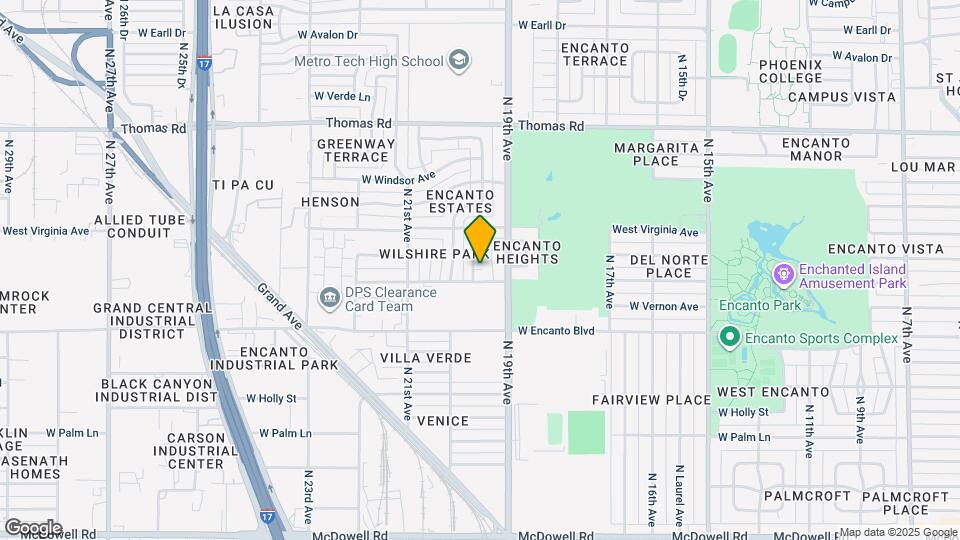 1919 W Ashland Ave Mapa y Detalles de la Ubicación