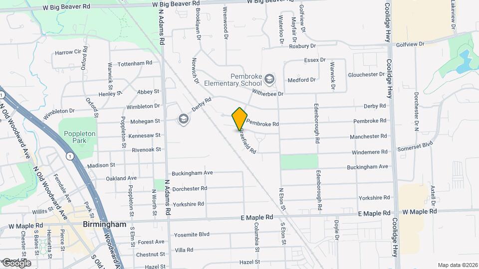 1652 Graefield Rd Map and Location Details