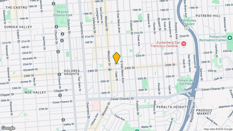 871-873 Capp St Map and Location Details