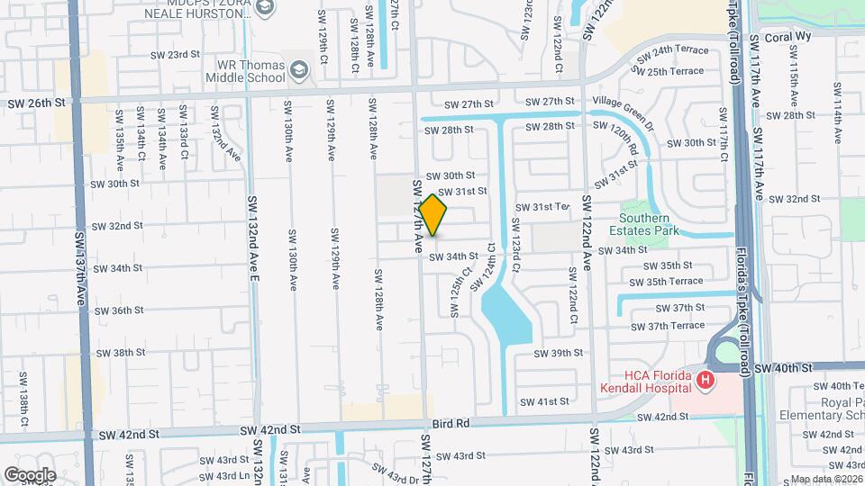 3300 SW 126th Ave Map and Location Details