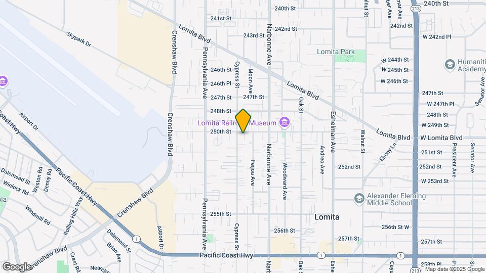 2258-2262 250th St Map and Location Details