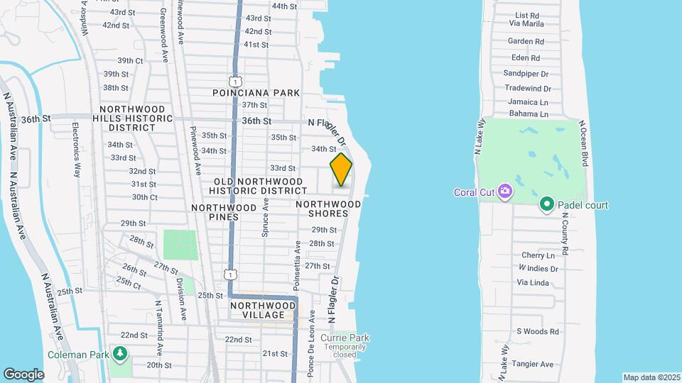 216 32nd St Map and Location Details