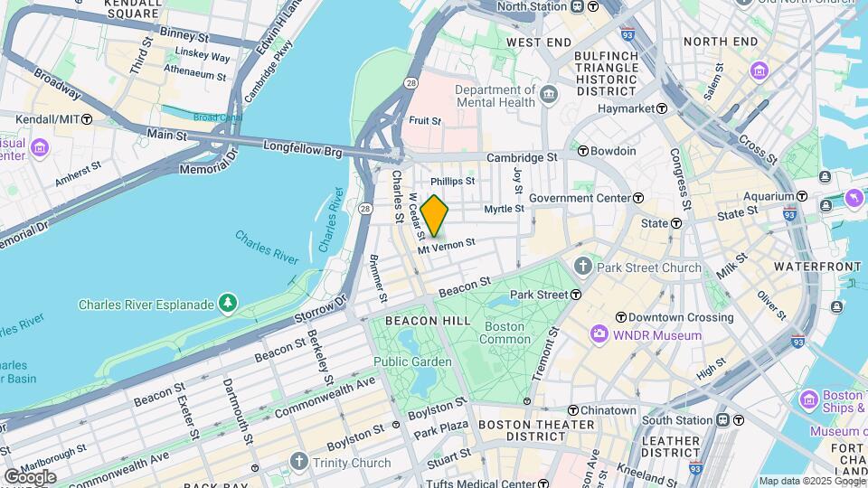4 Louisburg Sq, Unit PH Map and Location Details