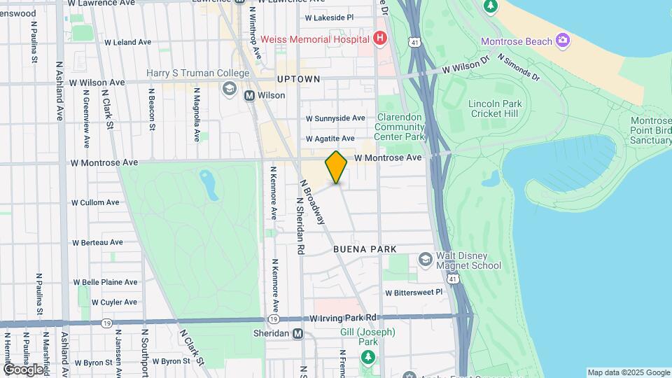 4278 N Hazel St, Unit G Map and Location Details