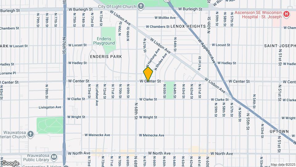 6631 W Center St Map and Location Details