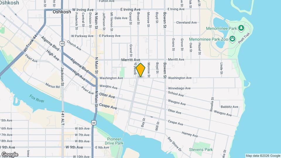 507 Washington Ave Map and Location Details