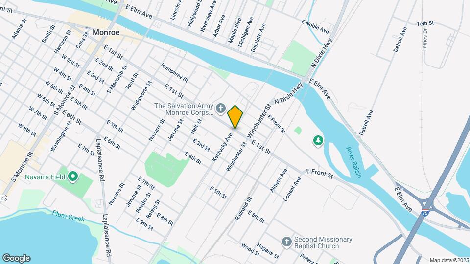 1008 E 1st St Map and Location Details