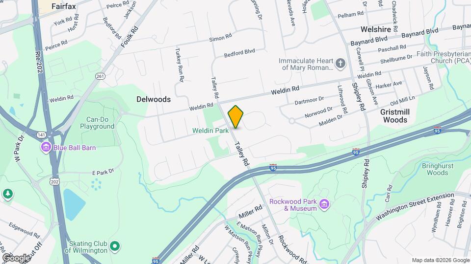 1311 Talley Rd Map and Location Details