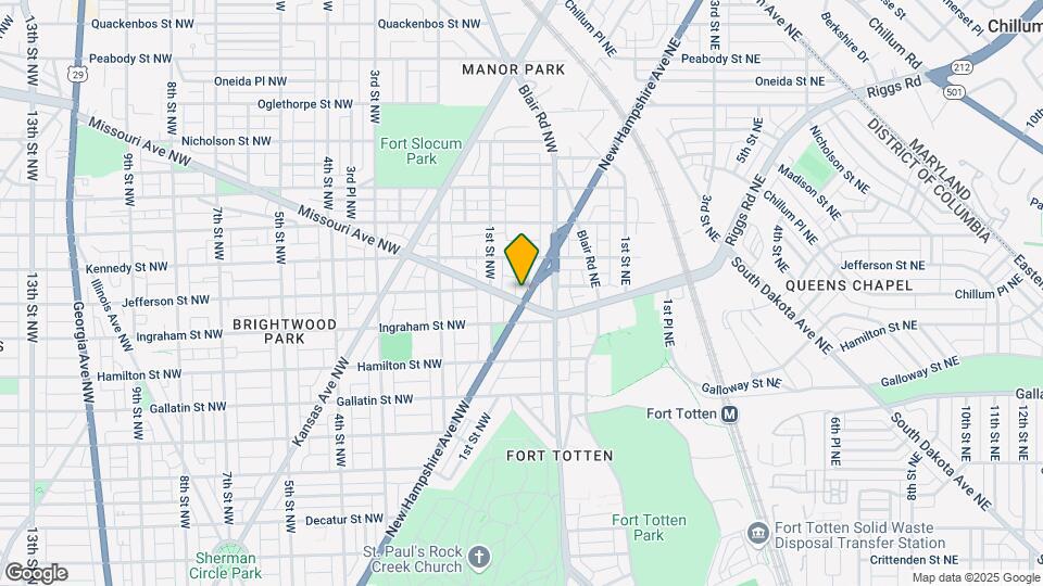 33 Missouri Ave NW Mapa y Detalles de la Ubicación