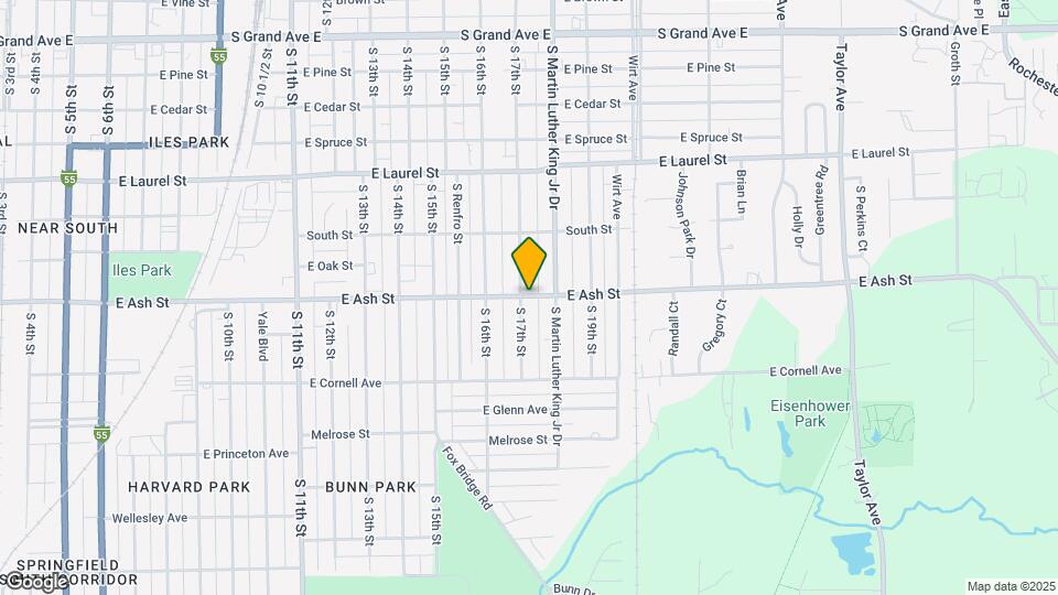 1712 E Ash St Map and Location Details