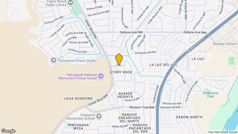 6012 Sipapu Ave NW Map and Location Details