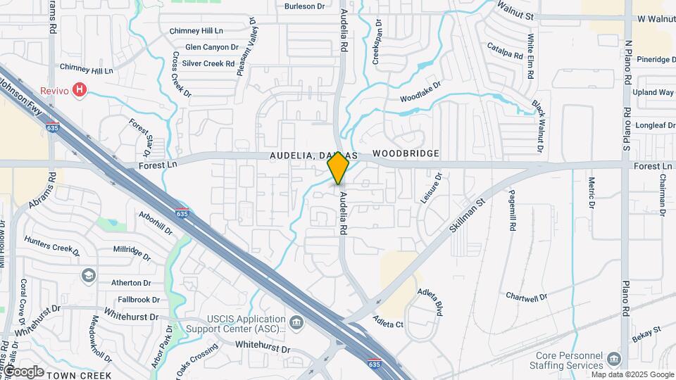 11655 Audelia Rd, Unit 705 Map and Location Details