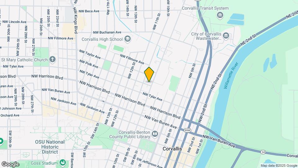602 NW 9th St, Unit A Map and Location Details