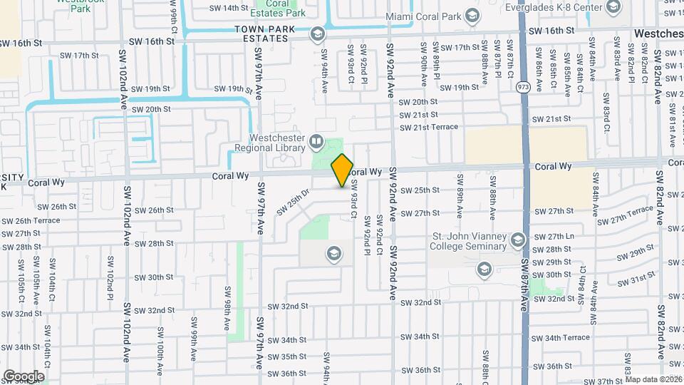 9340 SW 25th St Map and Location Details
