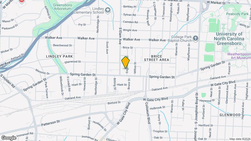 912 Englewood St Map and Location Details