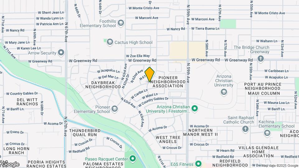 15201 N 61st Ave Map and Location Details
