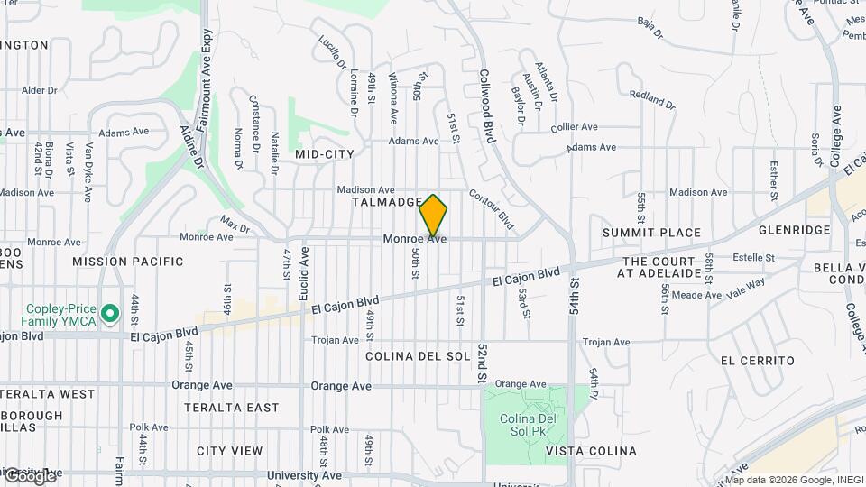 5031 Monroe Ave Map and Location Details