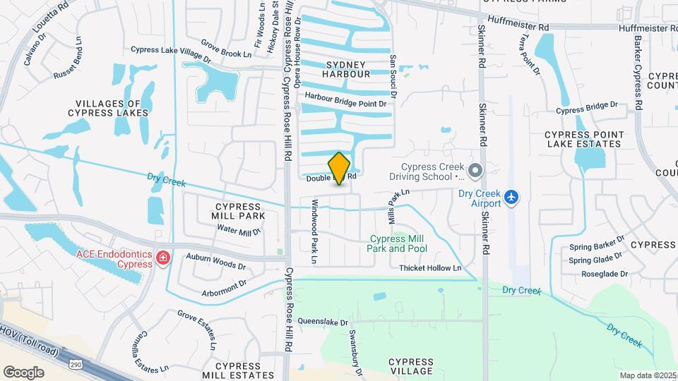 18006 Cypress Valley Ln Map and Location Details