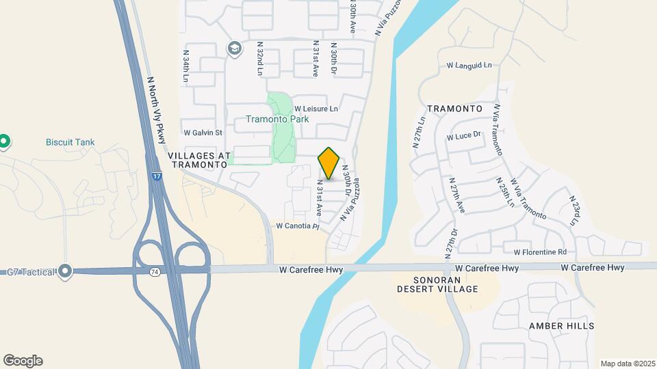 3031 W Perdido Way Map and Location Details