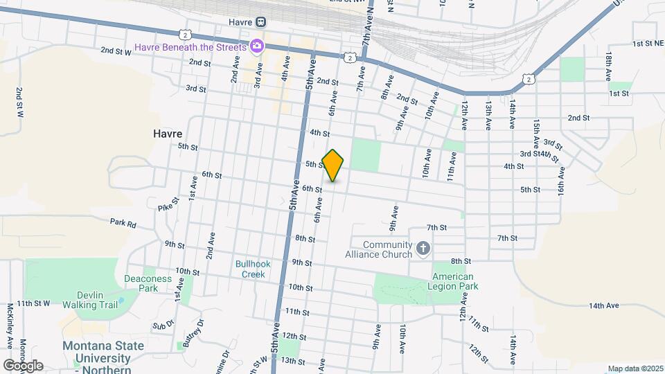 611 6th St Map and Location Details
