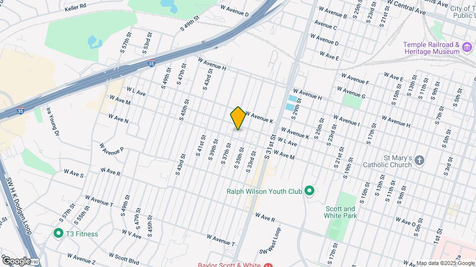 1213 S 37th St Map and Location Details
