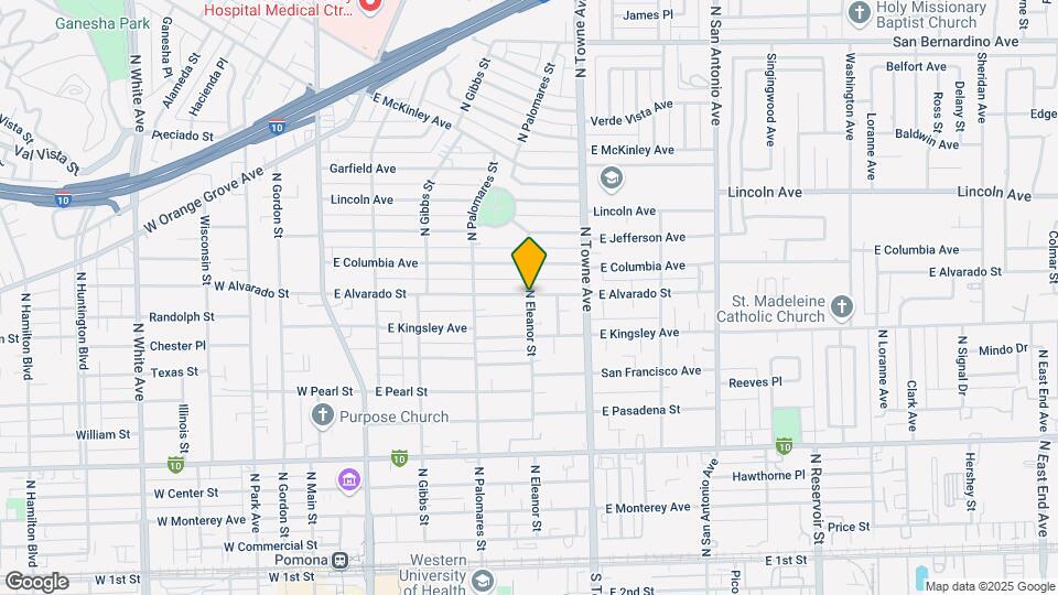 975 N Eleanor St Map and Location Details