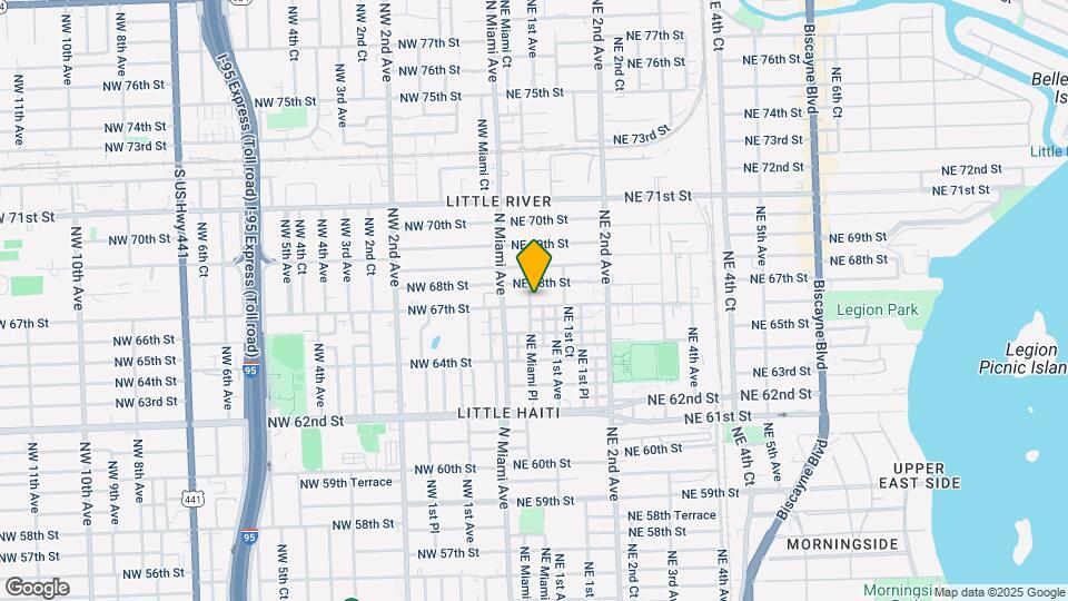 6701 NE Miami Pl Map and Location Details