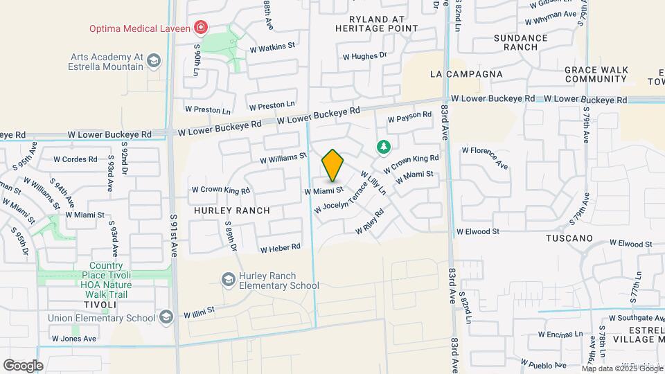 8624 W Miami St Map and Location Details