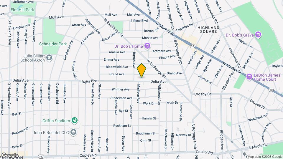 943 Delia Ave Map and Location Details