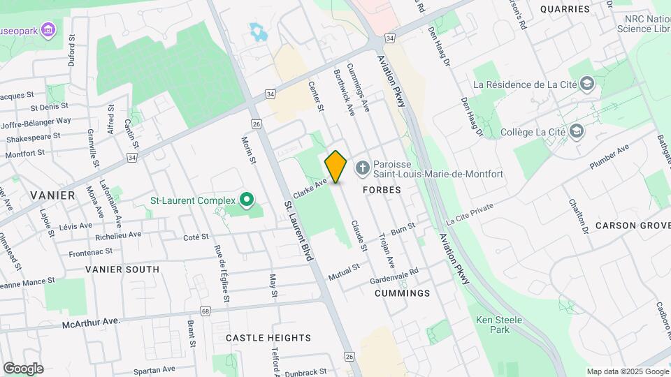 704 Claude St Map and Location Details