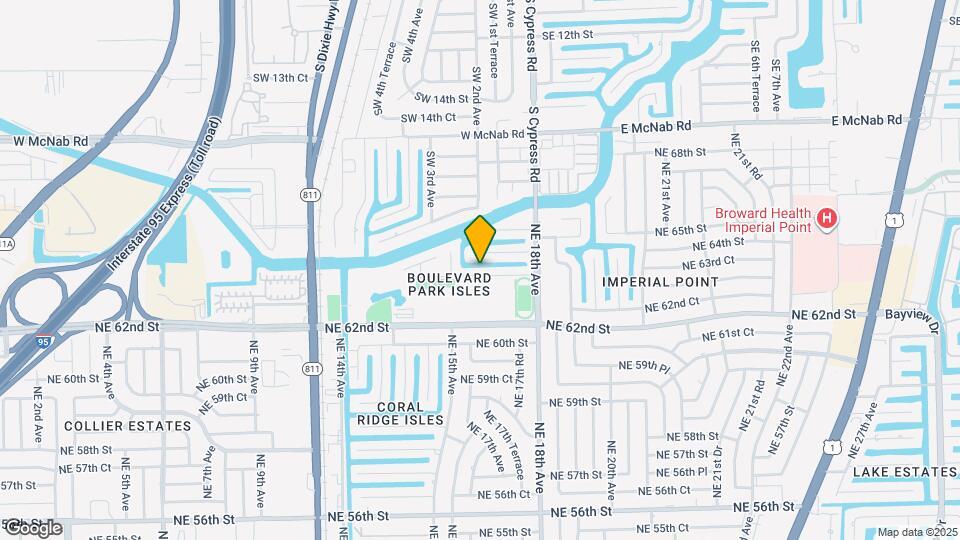 1601 NE 63rd St Map and Location Details