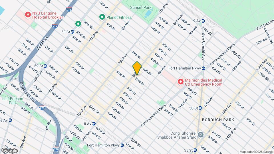 813 52nd St Mapa y Detalles de la Ubicación