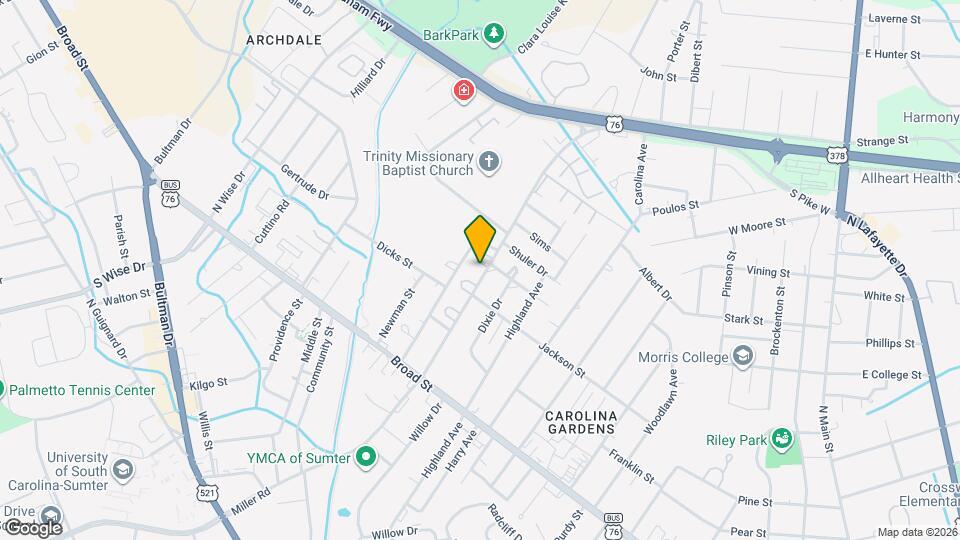 714 Miller Rd Map and Location Details