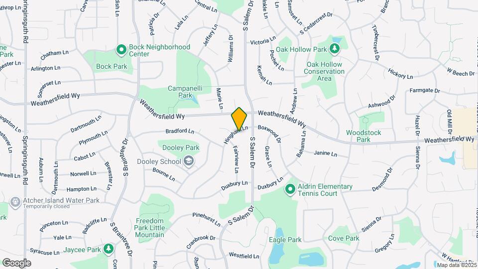 517 Hingham Ln Map and Location Details
