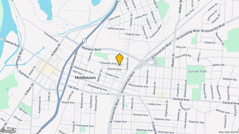 209 N Grimes St Map and Location Details