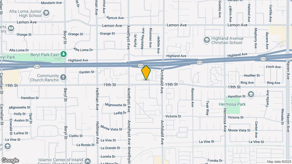 Waterstone Alta Loma Apartments Map and Location Details