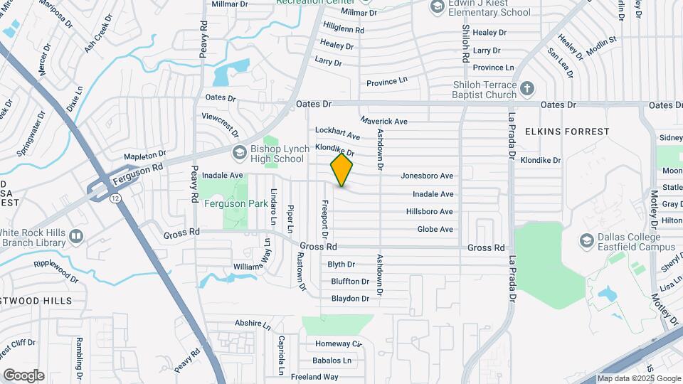 2358 Inadale Ave Map and Location Details