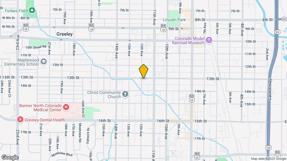 1130 13th St Map and Location Details