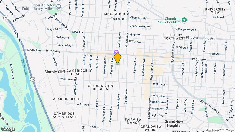 1489 Ashland Ave Map and Location Details