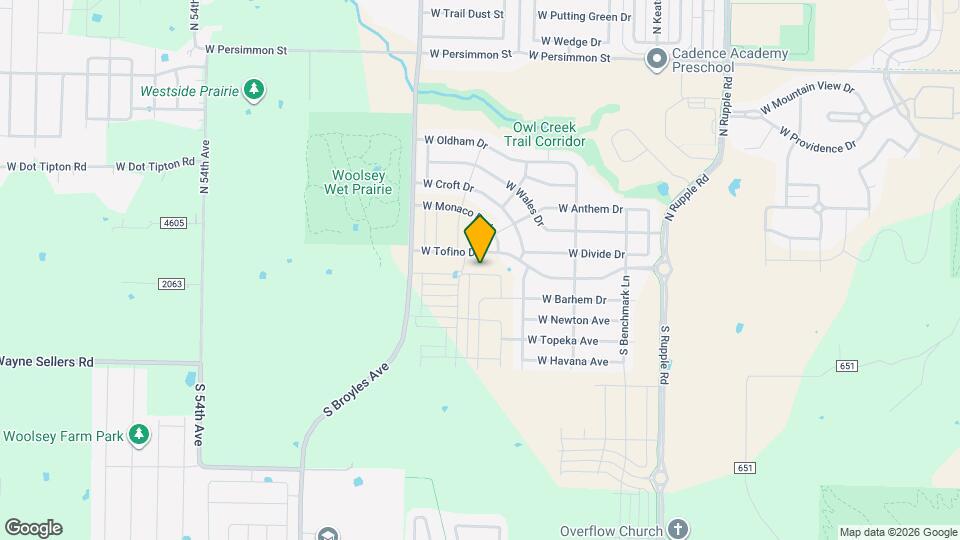 4682 W Aurora St Mapa y Detalles de la Ubicación