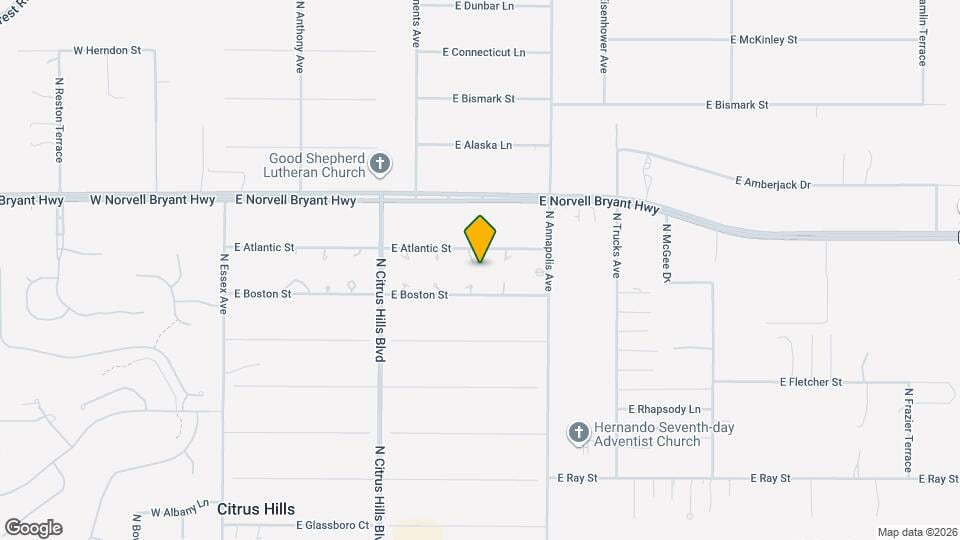 2319 N Hendry Pt Map and Location Details