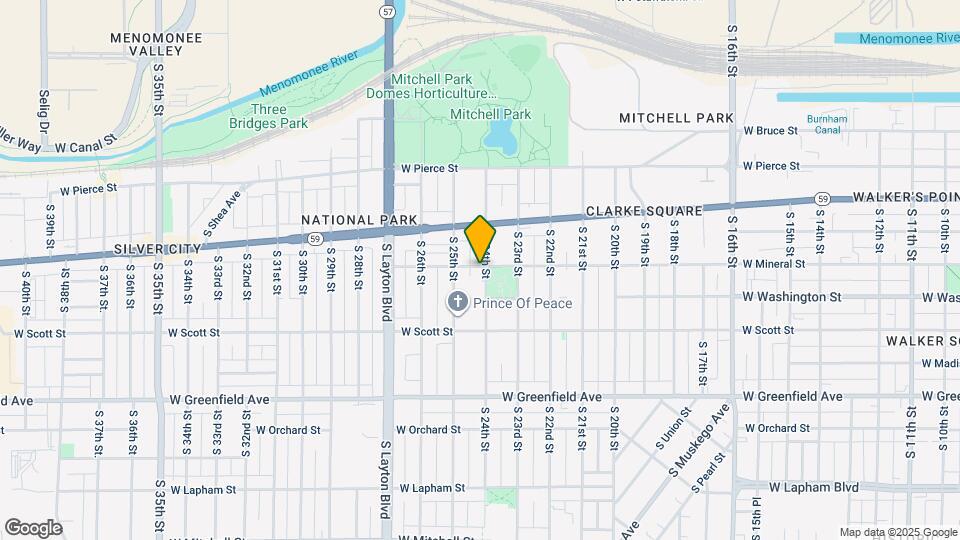 1001 S 24th St Map and Location Details