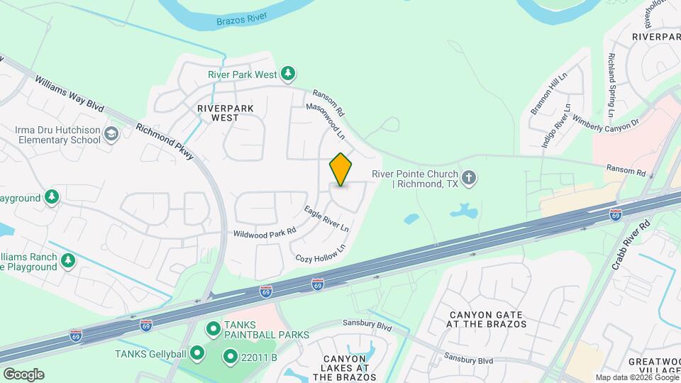 2011 Fern River Ct Mapa y Detalles de la Ubicación